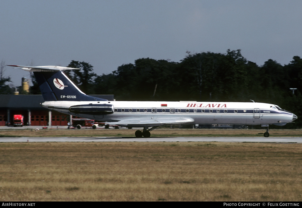 Aircraft Photo of EW-65106 | Tupolev Tu-134A | Belavia | AirHistory.net #334221