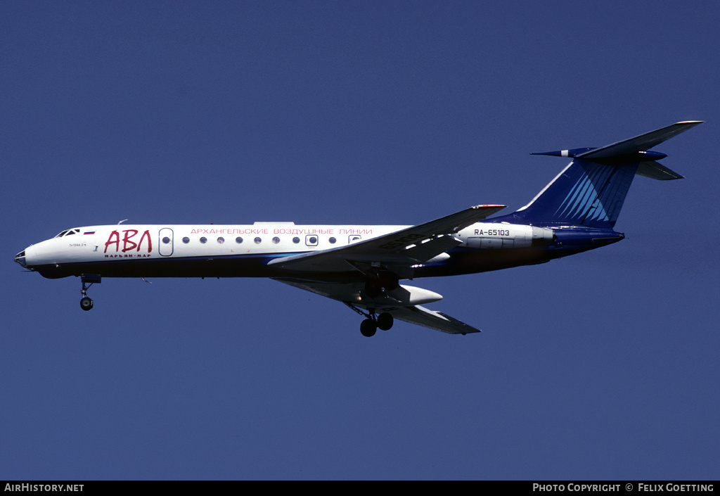 Aircraft Photo of RA-65103 | Tupolev Tu-134A-3 | AVL - Arkhangelsk Airlines | AirHistory.net #334225