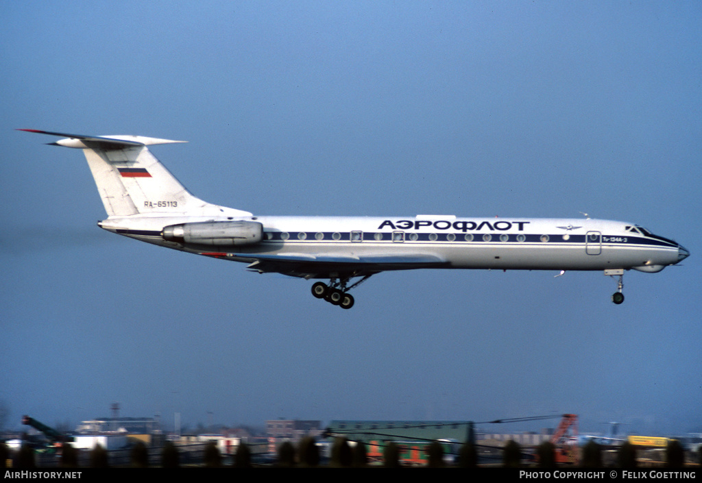 Aircraft Photo of RA-65113 | Tupolev Tu-134A-3 | Aeroflot | AirHistory.net #334229