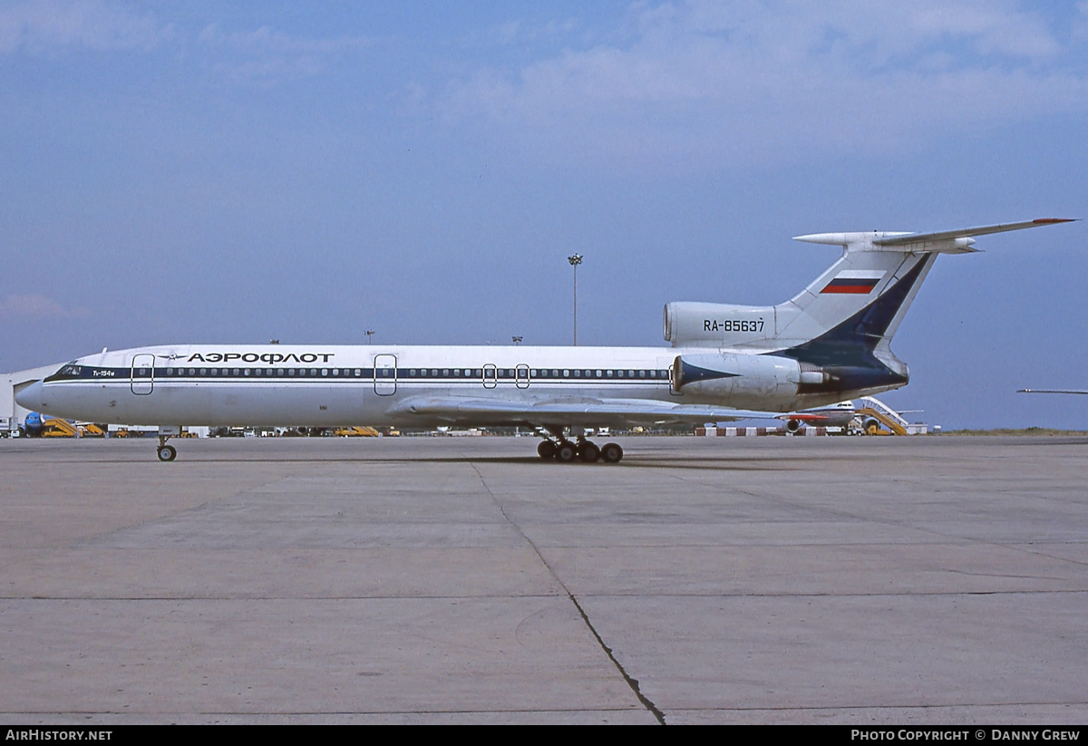Aircraft Photo of RA-85637 | Tupolev Tu-154M | Aeroflot | AirHistory.net #334254