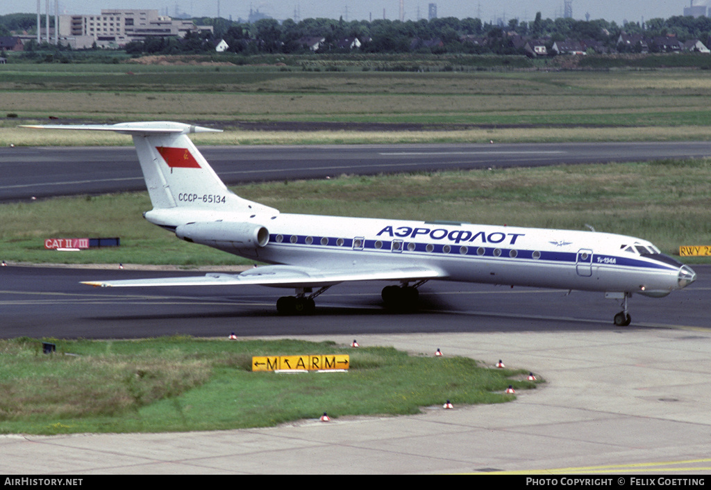 Aircraft Photo of CCCP-65134 | Tupolev Tu-134A | Aeroflot | AirHistory.net #334259