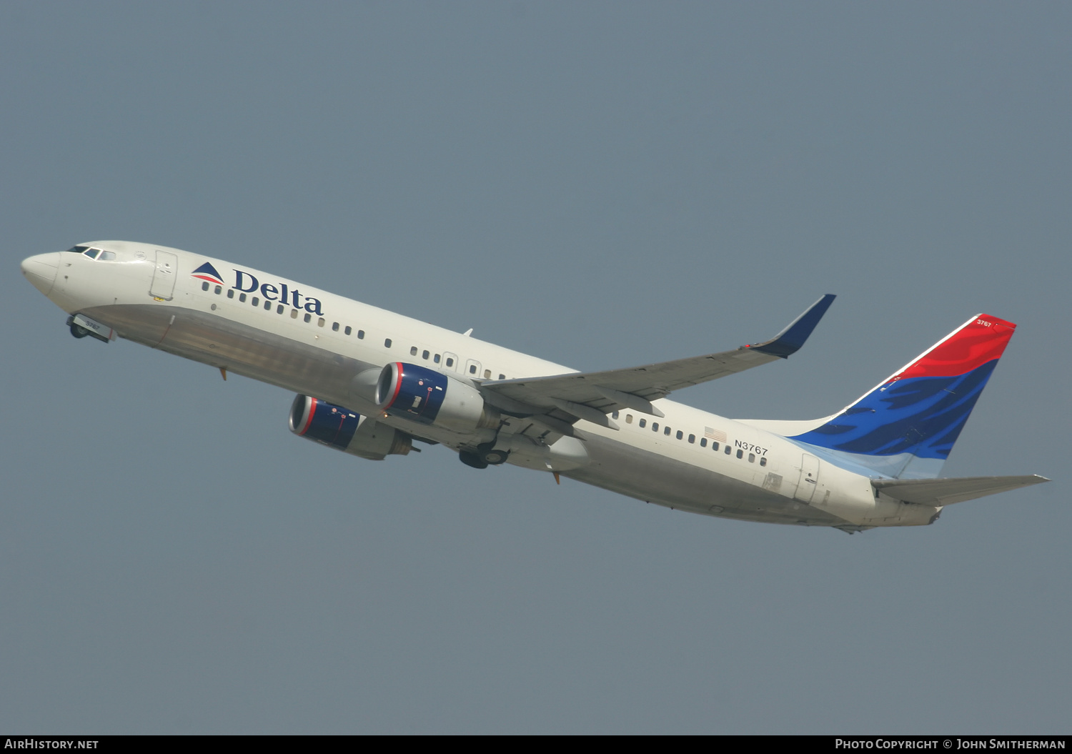Aircraft Photo of N3767 | Boeing 737-832 | Delta Air Lines | AirHistory.net #334319