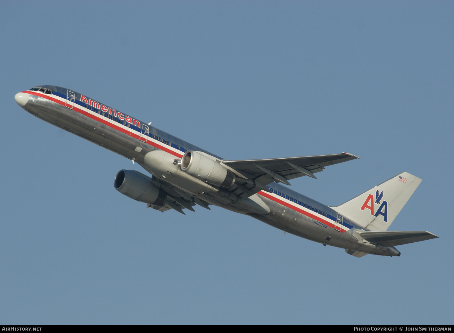 Aircraft Photo of N622AA | Boeing 757-223 | American Airlines | AirHistory.net #334329