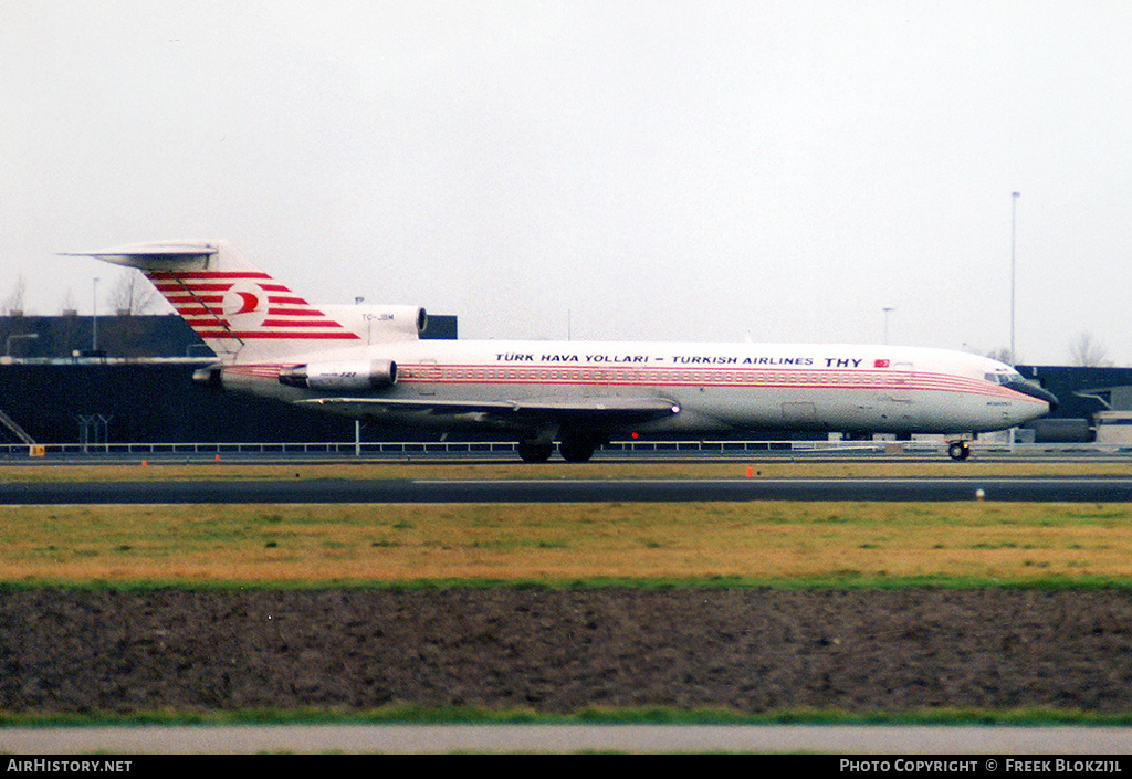 Aircraft Photo of TC-JBM | Boeing 727-2F2/Adv | THY Türk Hava Yolları - Turkish Airlines | AirHistory.net #334349