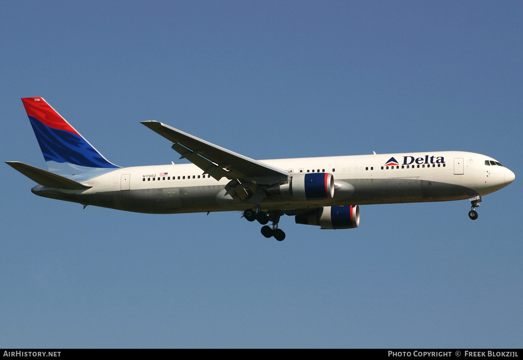 Aircraft Photo of N178DZ | Boeing 767-332/ER | Delta Air Lines | AirHistory.net #334355
