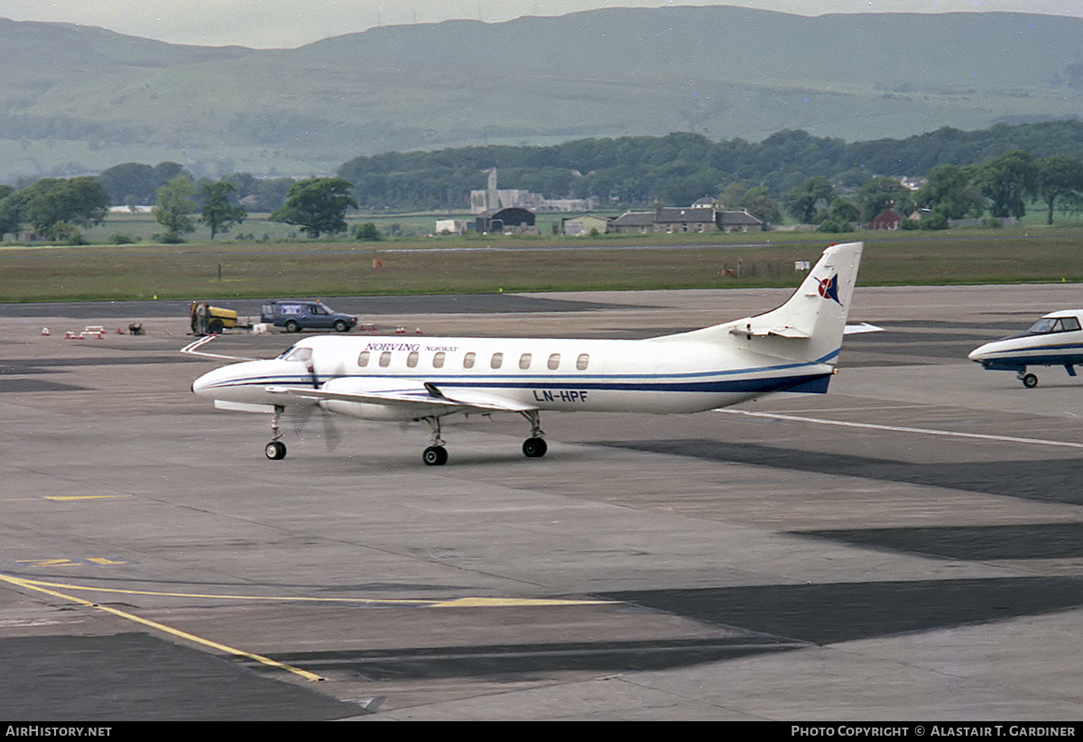 Aircraft Photo of LN-HPF | Fairchild Swearingen SA-227AC Metro III | Norving | AirHistory.net #334362