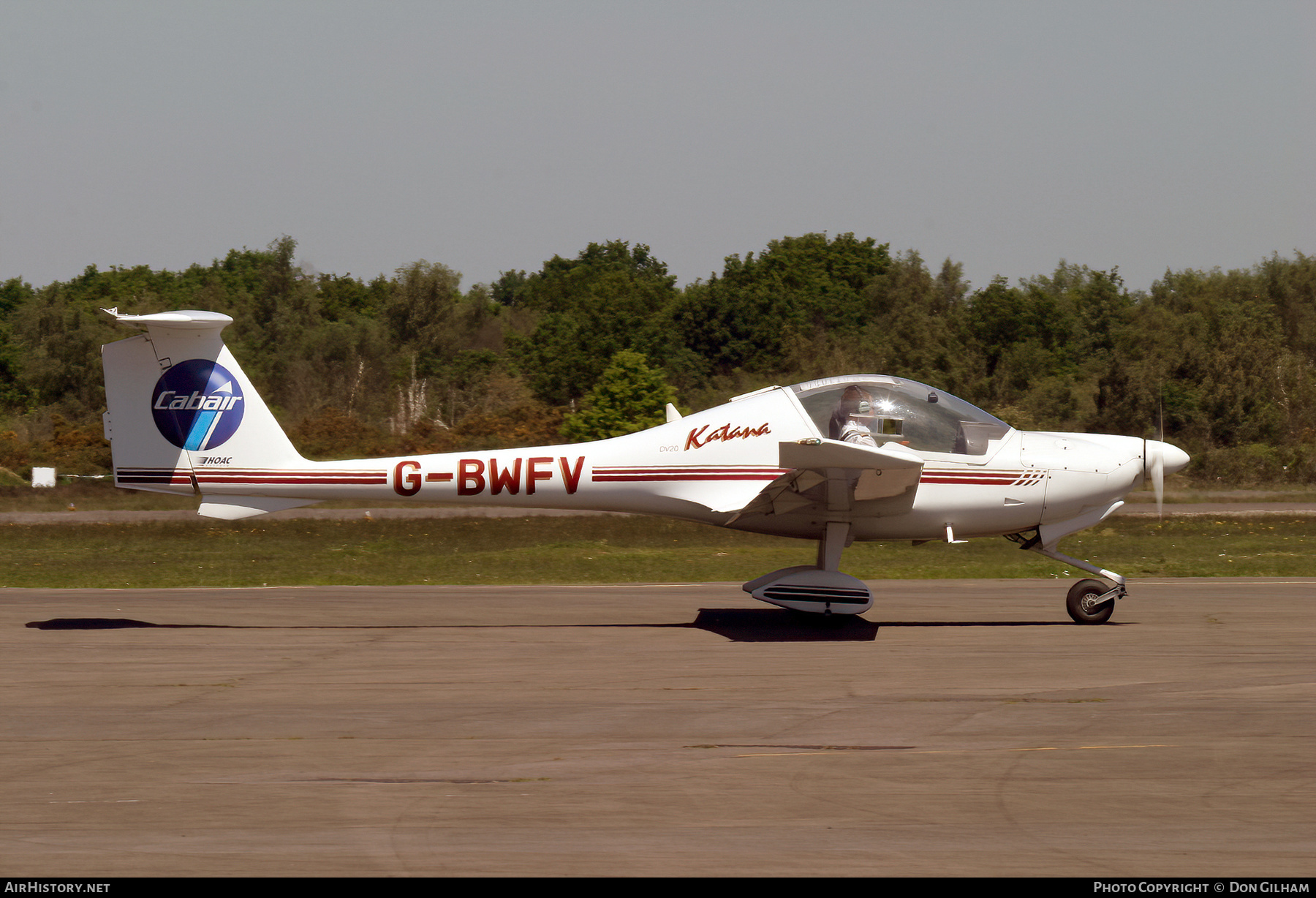 Aircraft Photo of G-BWFV | HOAC DV-20 Katana | Cabair | AirHistory.net #334390