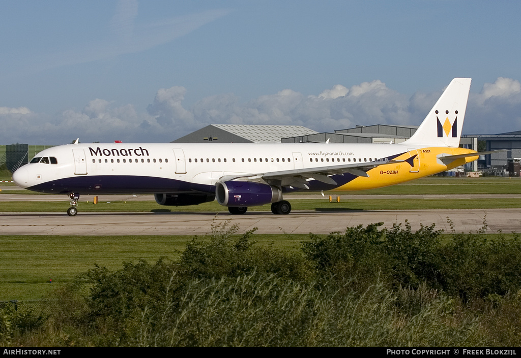 Aircraft Photo of G-OZBH | Airbus A321-231 | Monarch Airlines | AirHistory.net #334392