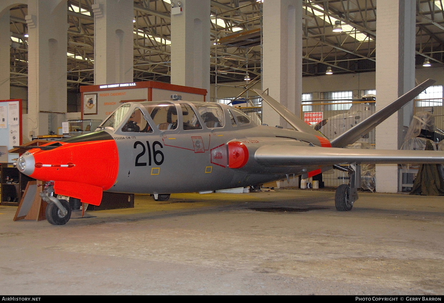 Aircraft Photo of 216 | Fouga CM-170R-2 Magister | Ireland - Air Force | AirHistory.net #334393