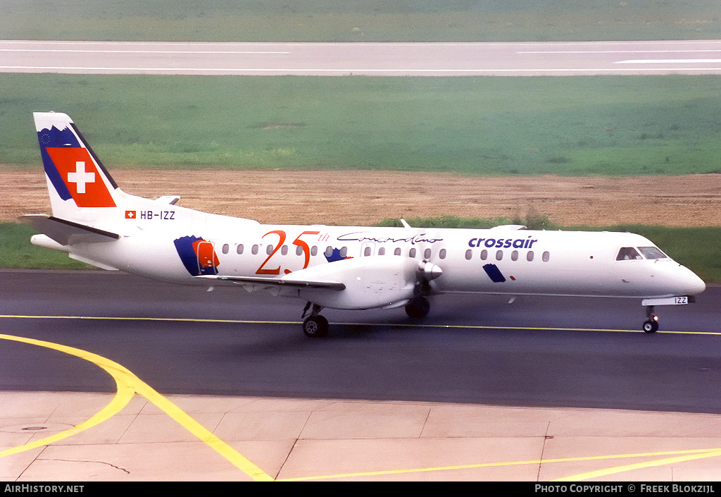 Aircraft Photo of HB-IZZ | Saab 2000 | Crossair | AirHistory.net #334424