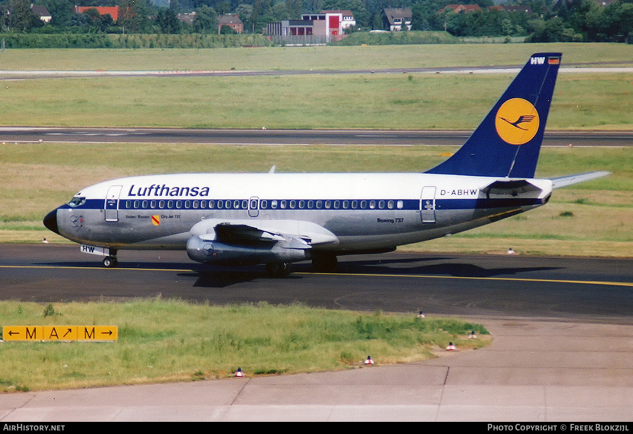 Aircraft Photo of D-ABHW | Boeing 737-230/Adv | Lufthansa | AirHistory.net #334427