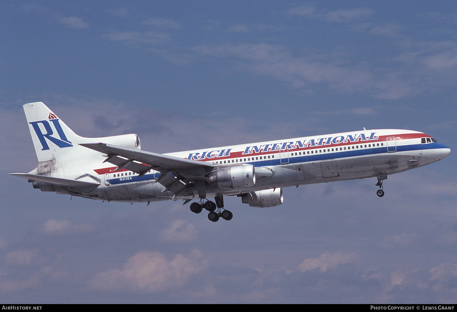 Aircraft Photo of N313EA | Lockheed L-1011-385-1 TriStar 1 | Rich International Airways | AirHistory.net #334445