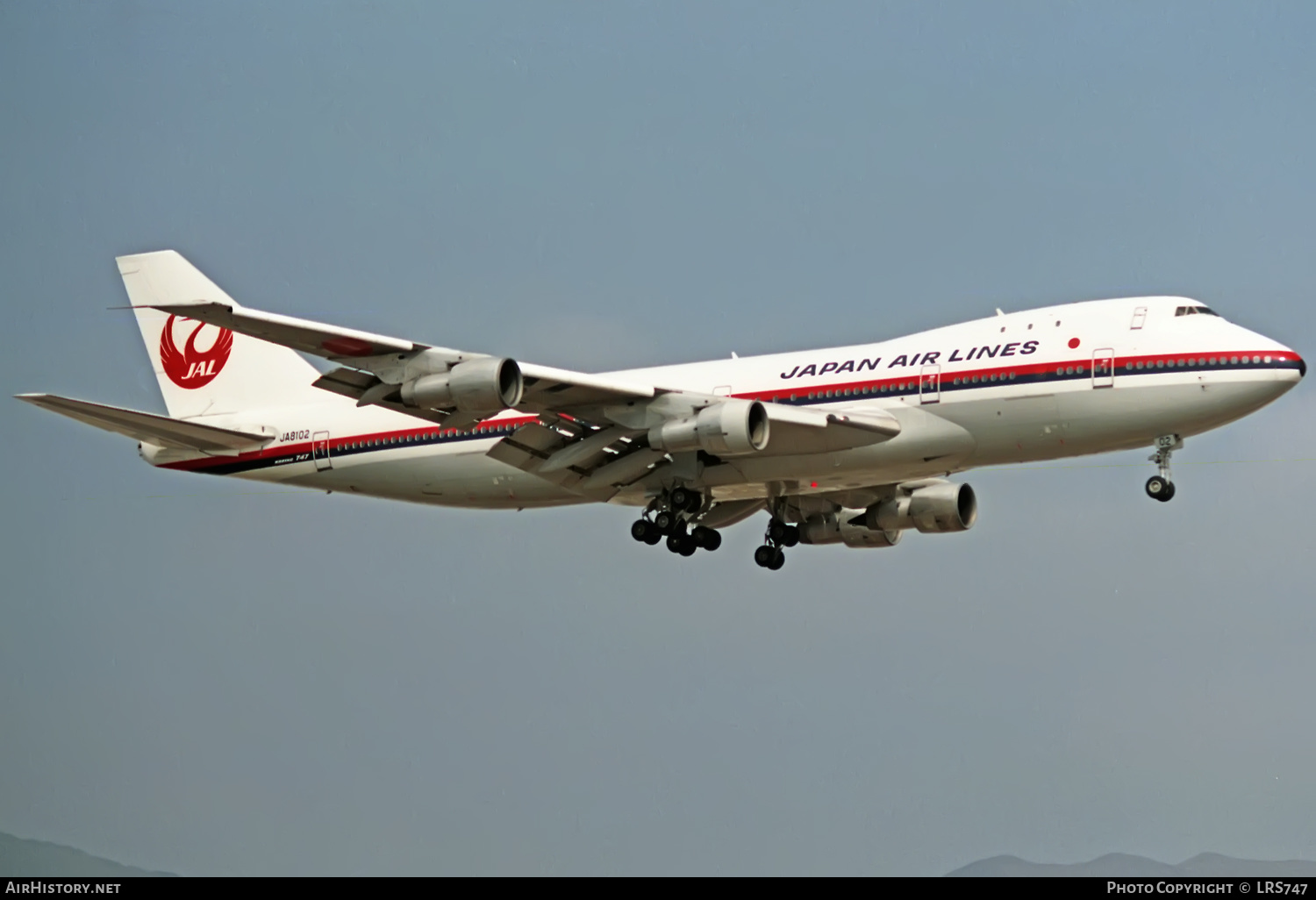 Aircraft Photo of JA8102 | Boeing 747-146 | Japan Air Lines - JAL | AirHistory.net #334477