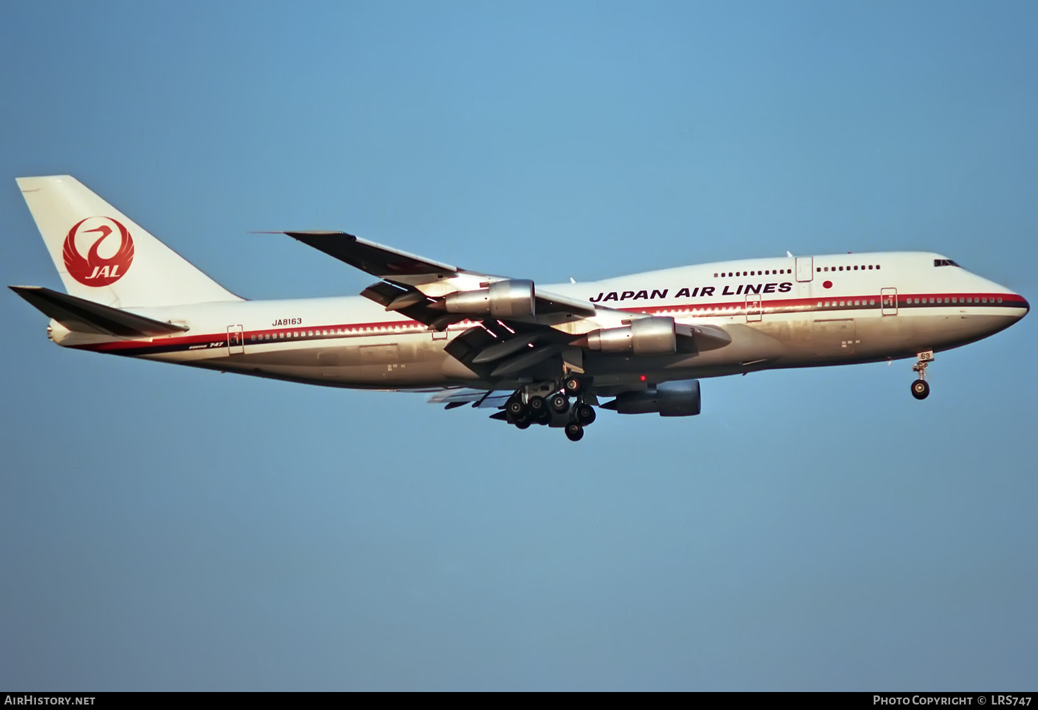 Aircraft Photo of JA8163 | Boeing 747-346 | Japan Air Lines - JAL | AirHistory.net #334481