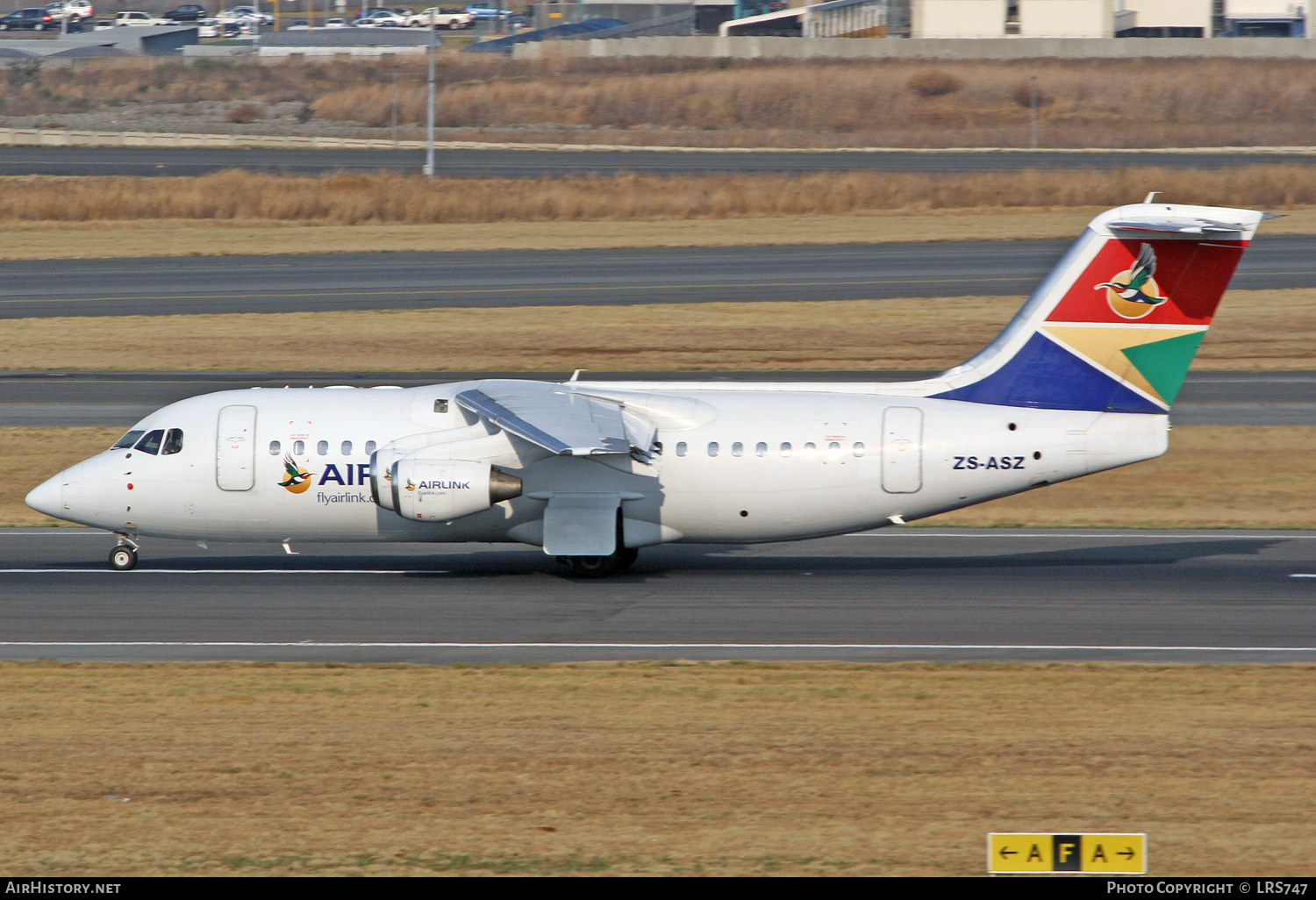 Aircraft Photo of ZS-ASZ | British Aerospace Avro 146-RJ85 | Airlink | AirHistory.net #334482