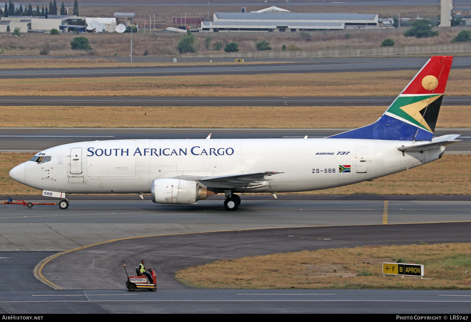 Aircraft Photo of ZS-SBB | Boeing 737-3Y0(SF) | South African Airways Cargo | AirHistory.net #334485
