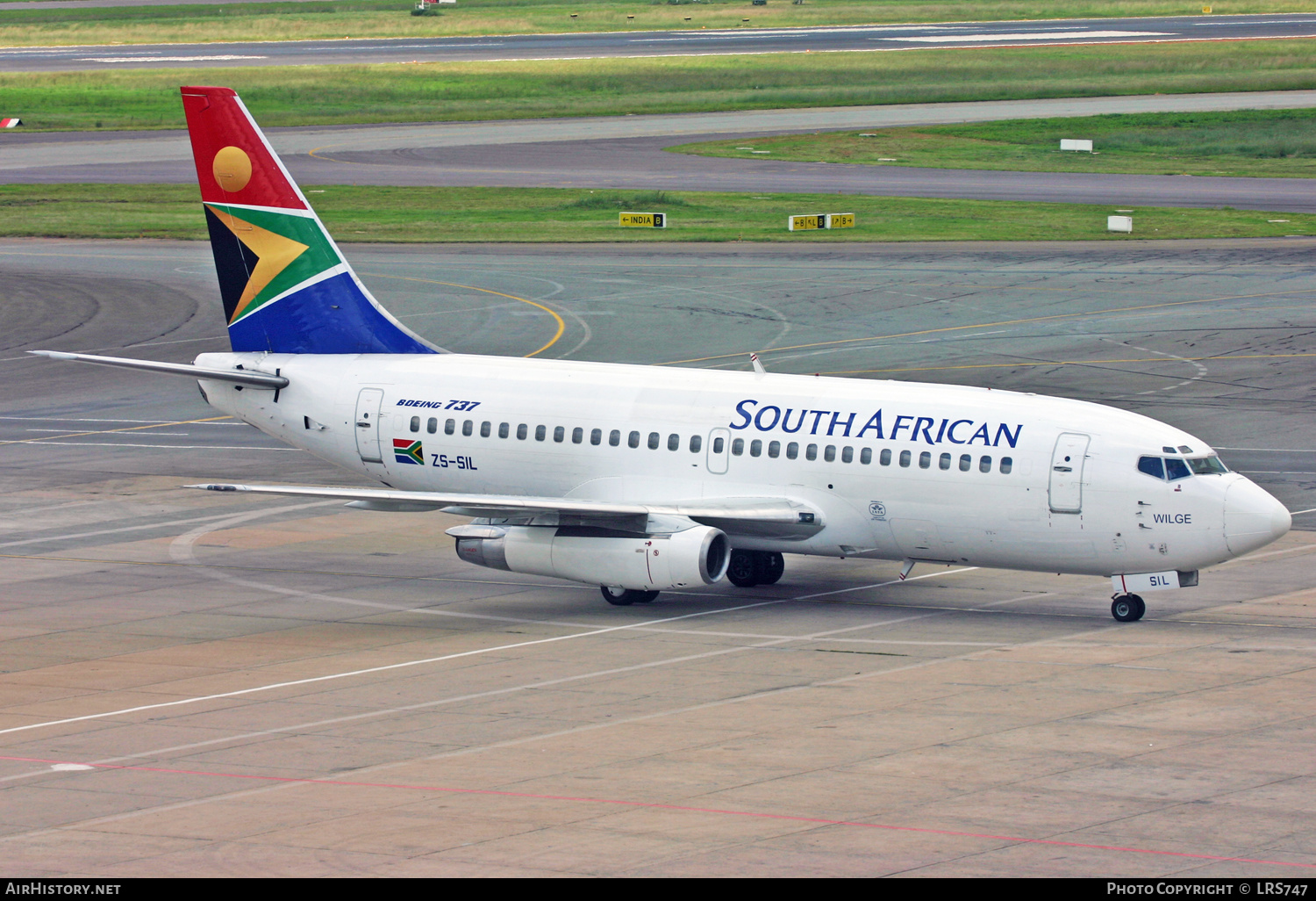 Aircraft Photo of ZS-SIL | Boeing 737-244/Adv | South African Airways | AirHistory.net #334493