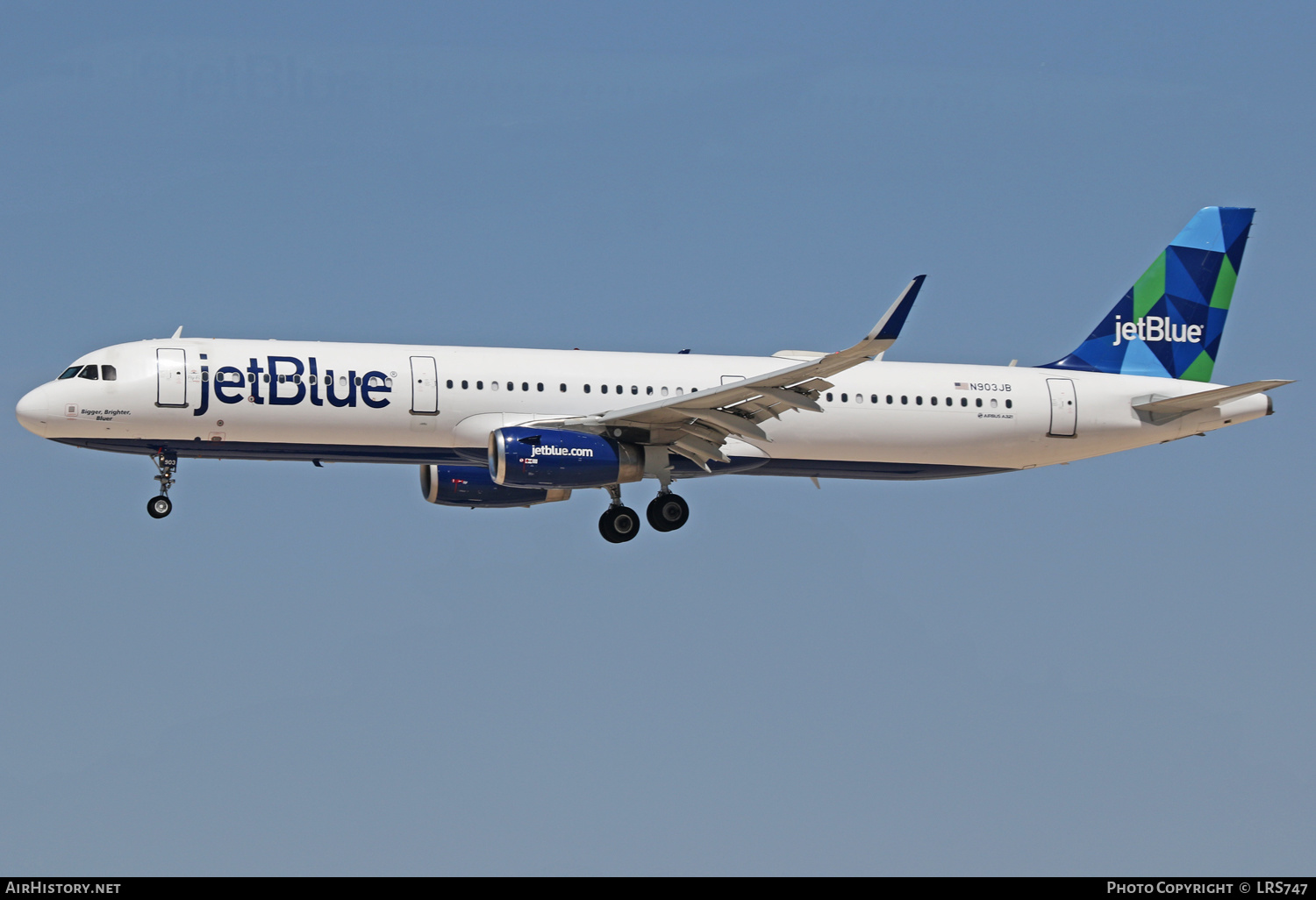 Aircraft Photo of N903JB | Airbus A321-231 | JetBlue Airways | AirHistory.net #334500