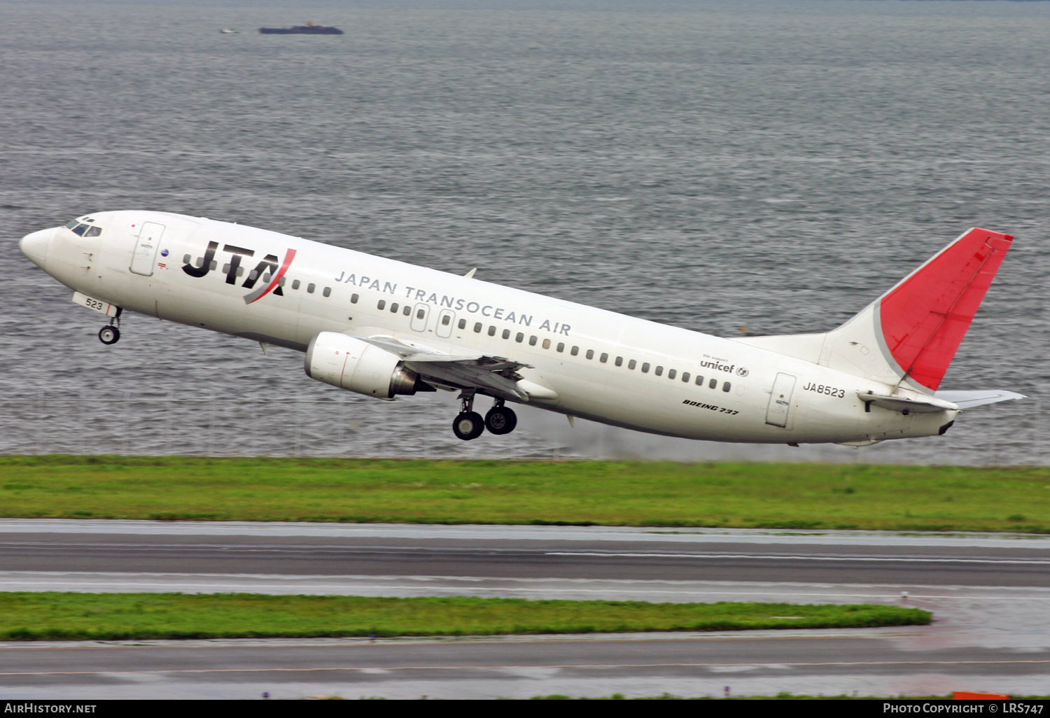 Aircraft Photo of JA8523 | Boeing 737-4Q3 | Japan TransOcean Air - JTA | AirHistory.net #334510