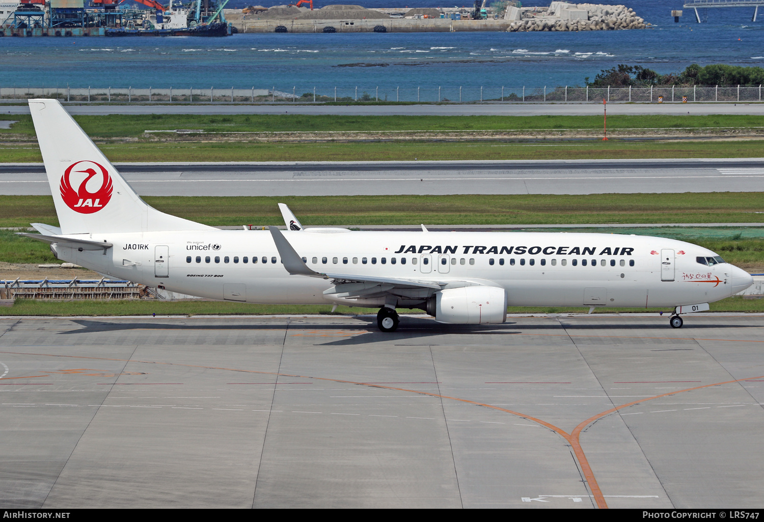 Aircraft Photo of JA01RK | Boeing 737-8Q3 | Japan TransOcean Air - JTA | AirHistory.net #334519