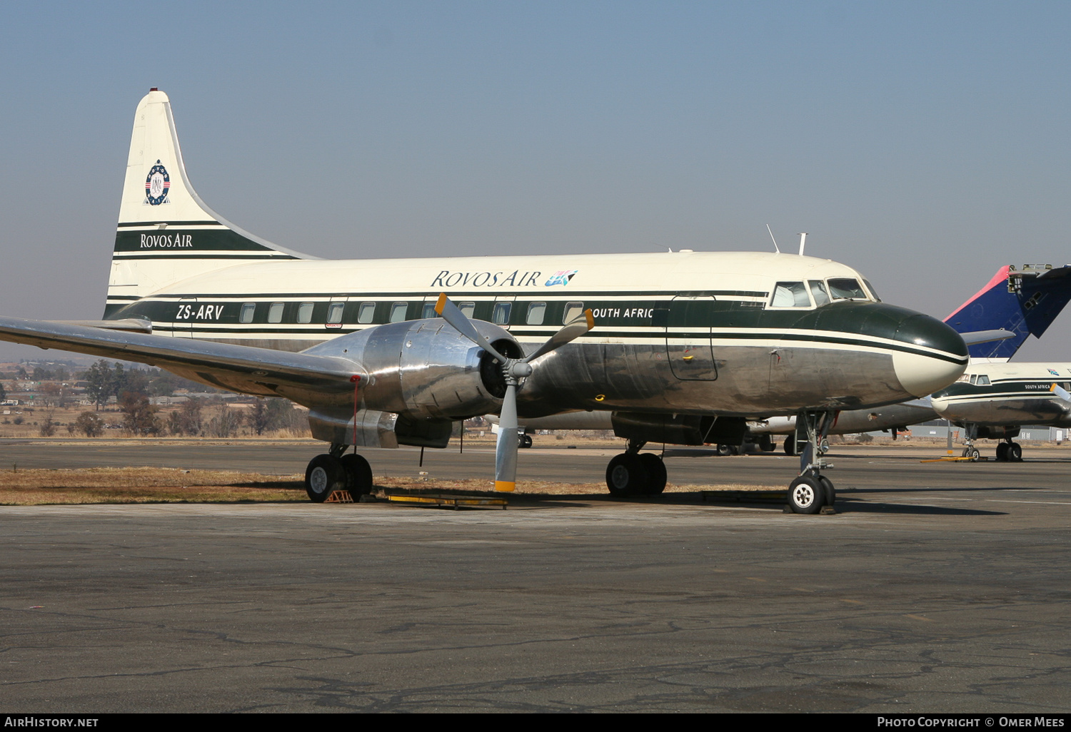 Aircraft Photo of ZS-ARV | Convair 340-68 | Rovos Air | AirHistory.net #334523