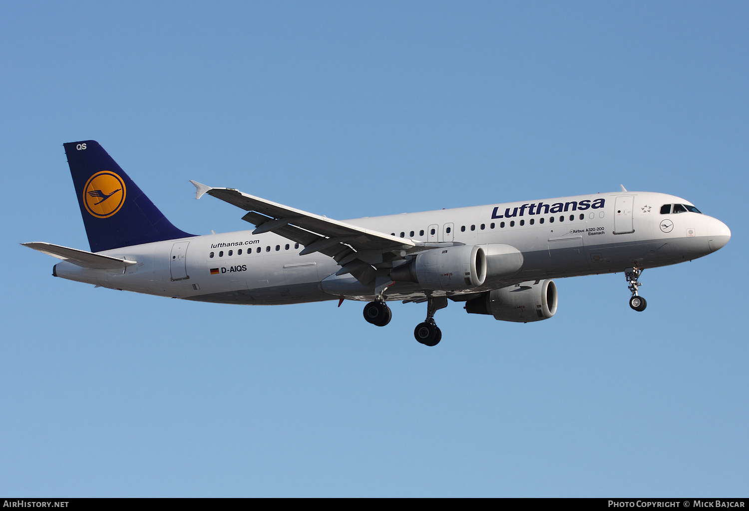 Aircraft Photo of D-AIQS | Airbus A320-211 | Lufthansa | AirHistory.net #334570