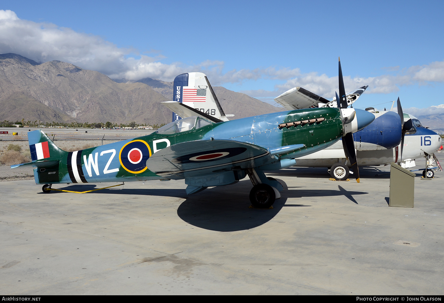 Aircraft Photo of N114BP / NX114BP | Supermarine 379 Spitfire FR14C | UK - Air Force | AirHistory.net #334640