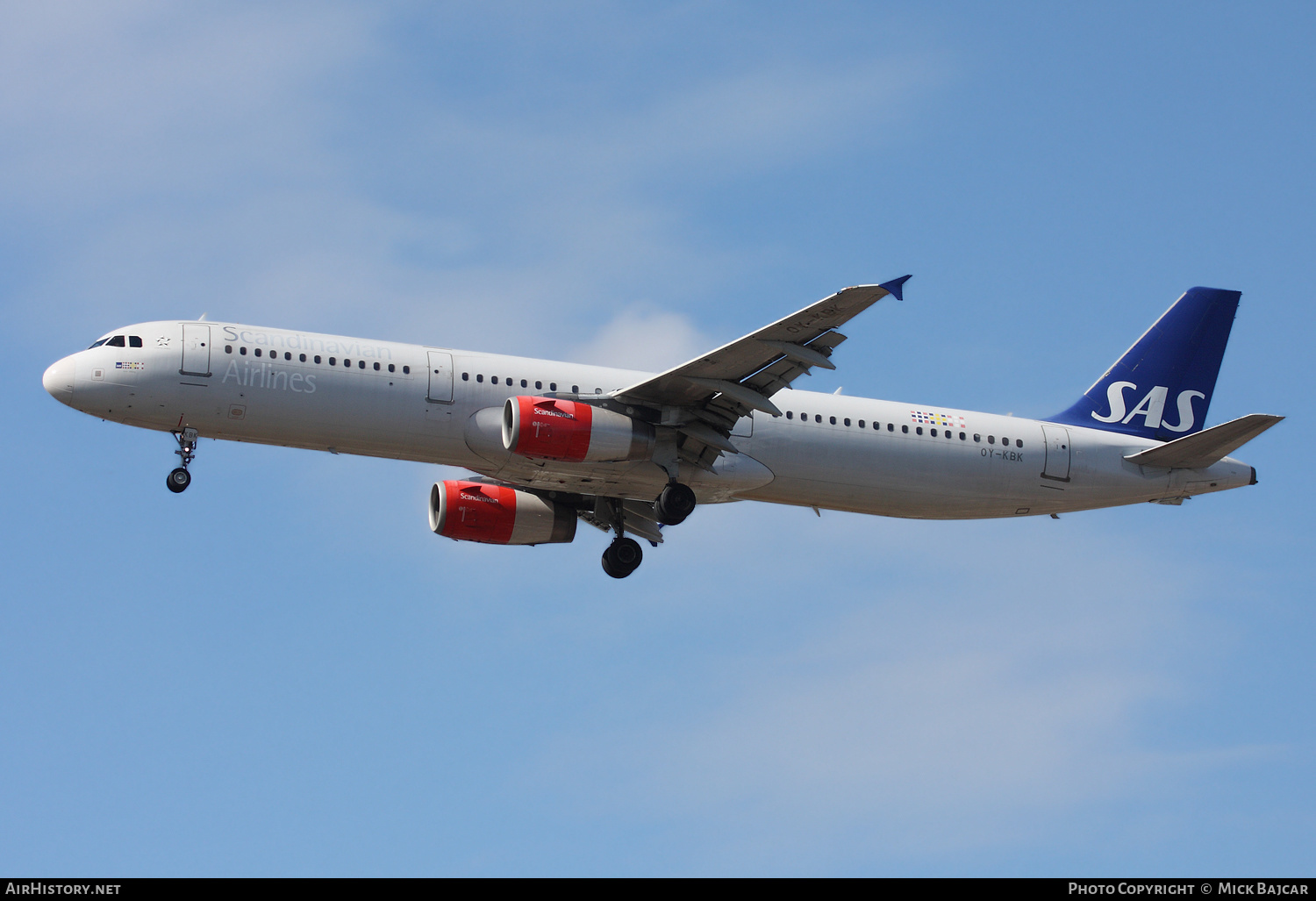 Aircraft Photo of OY-KBK | Airbus A321-232 | Scandinavian Airlines - SAS | AirHistory.net #334647
