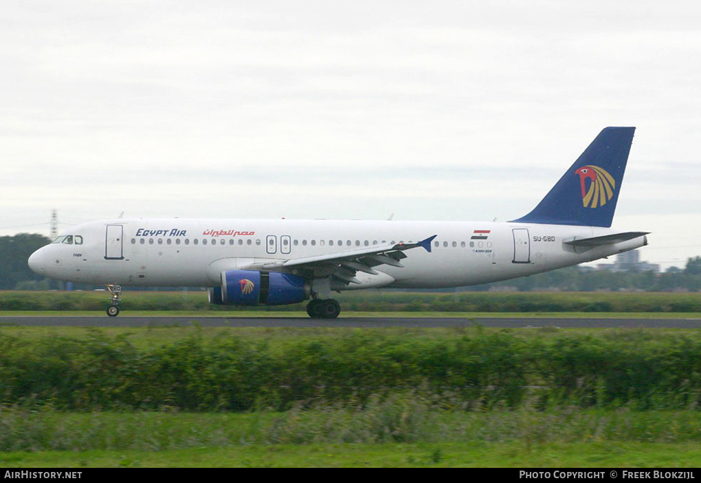 Aircraft Photo of SU-GBD | Airbus A320-231 | EgyptAir | AirHistory.net #334673