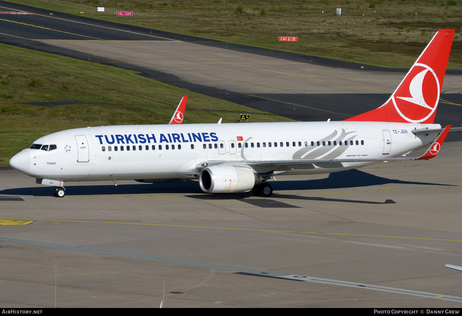 Aircraft Photo of TC-JGH | Boeing 737-8F2 | Turkish Airlines | AirHistory.net #334682