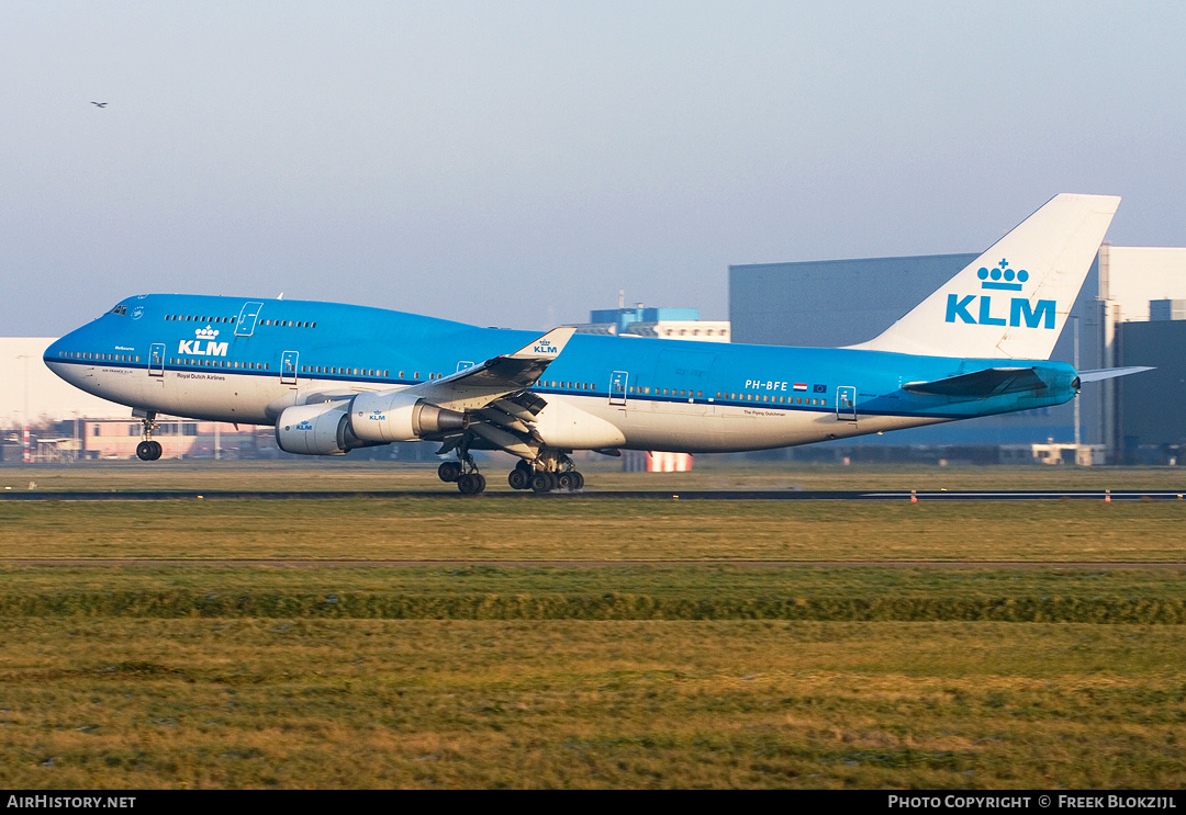 Aircraft Photo of PH-BFE | Boeing 747-406M | KLM - Royal Dutch Airlines | AirHistory.net #334695