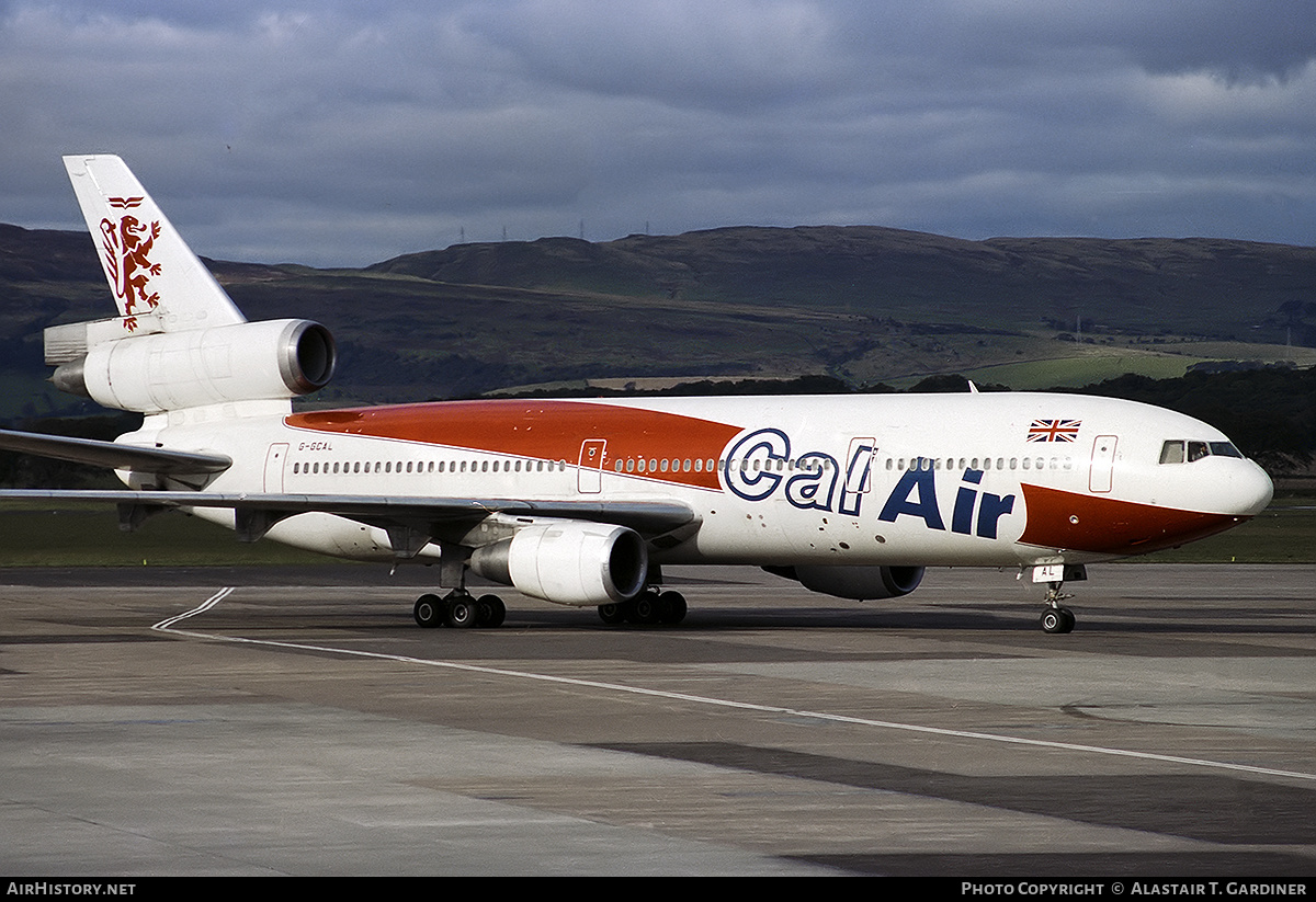 Aircraft Photo of G-GCAL | McDonnell Douglas DC-10-10 | Cal Air International | AirHistory.net #334696