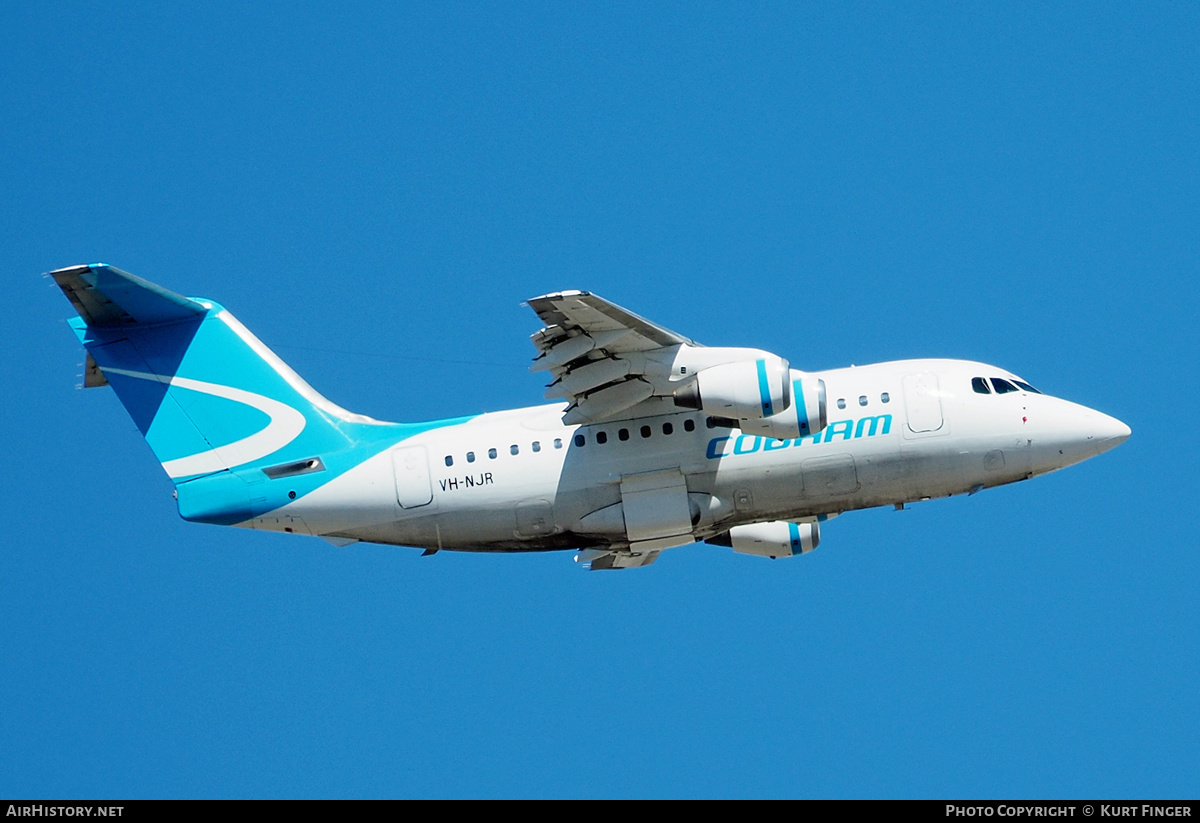 Aircraft Photo of VH-NJR | British Aerospace BAe-146-100 | Cobham Aviation Services | AirHistory.net #334709