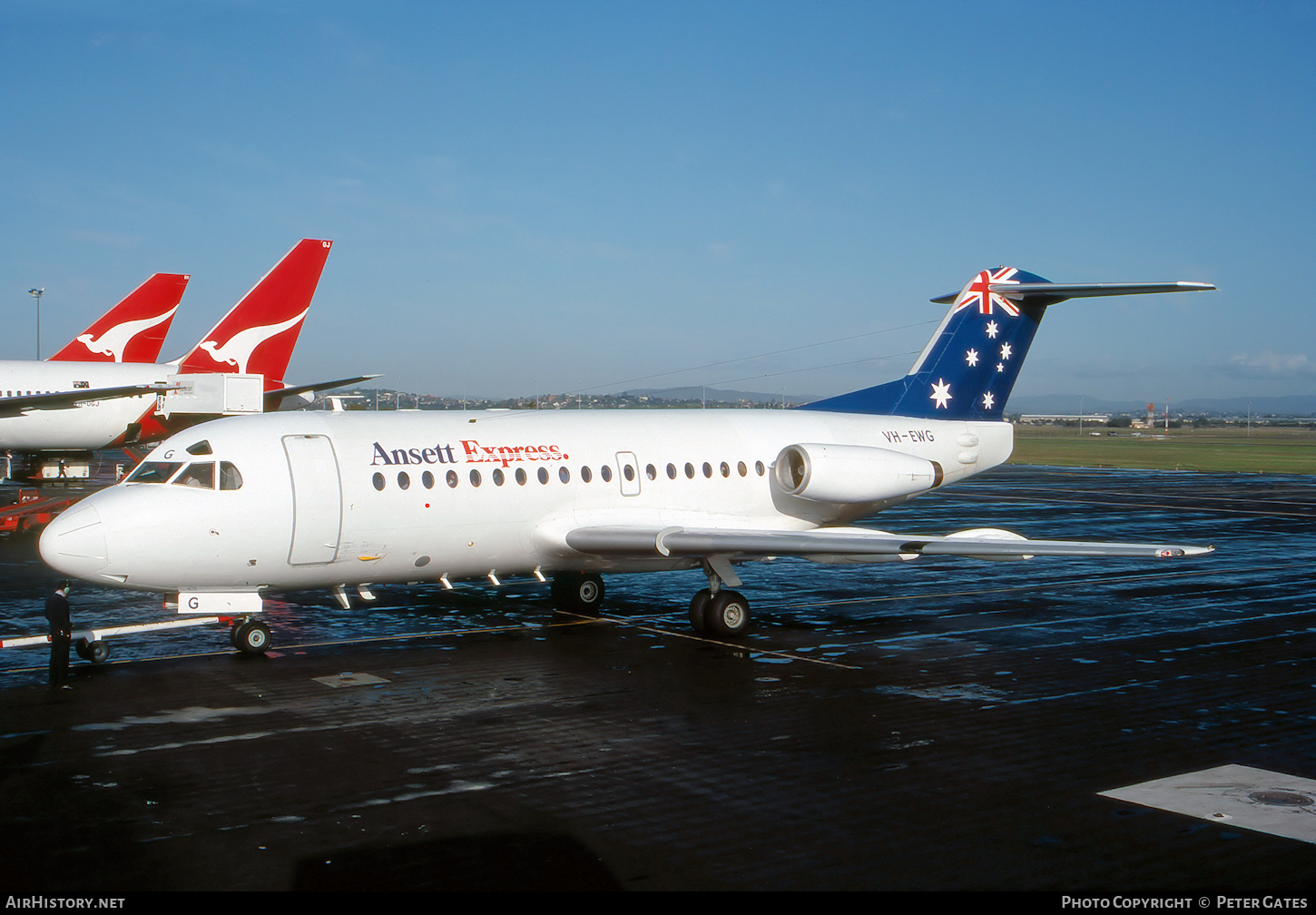 Aircraft Photo of VH-EWG | Fokker F28-3000 Fellowship | Ansett Express | AirHistory.net #334712