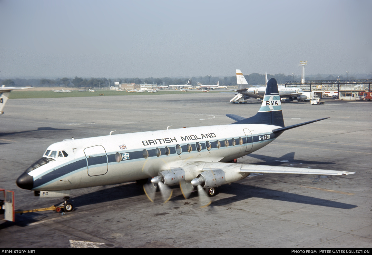 Aircraft Photo of G-ASED | Vickers 831 Viscount | British Midland Airways - BMA | AirHistory.net #334713