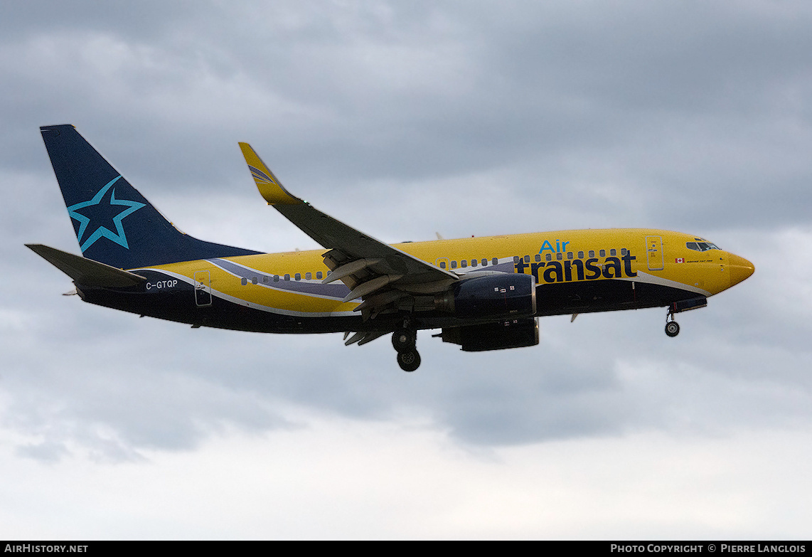 Aircraft Photo of C-GTQP | Boeing 737-73S | Air Transat | AirHistory.net #334737