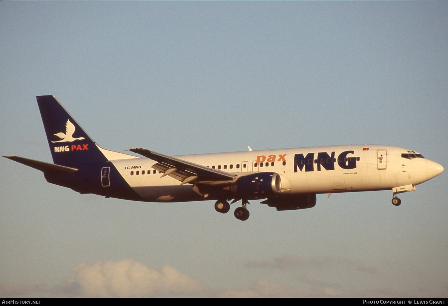 Aircraft Photo of TC-MNH | Boeing 737-448 | MNG Pax | AirHistory.net #334739