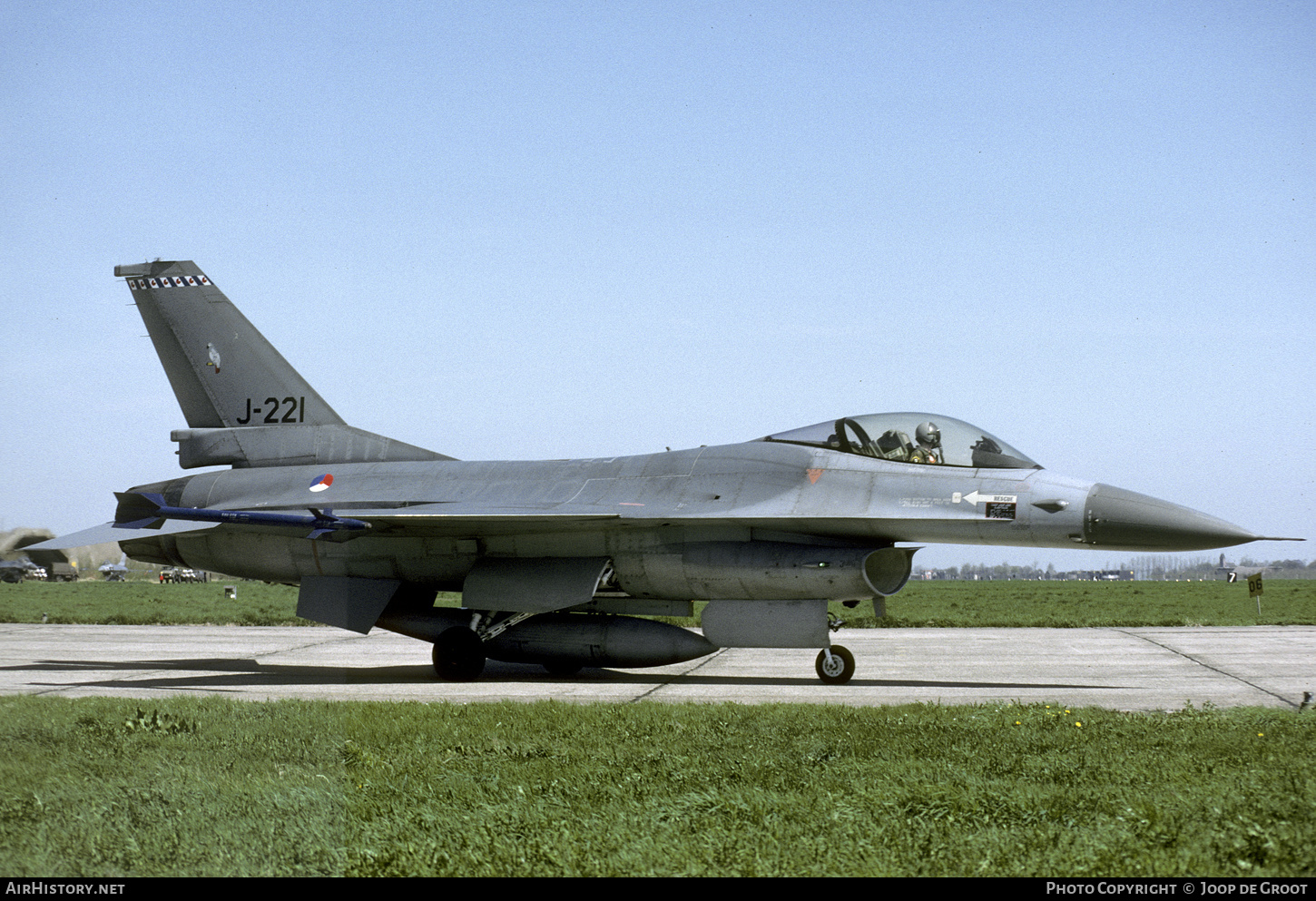 Aircraft Photo of J-221 | General Dynamics F-16A Fighting Falcon | Netherlands - Air Force | AirHistory.net #334760