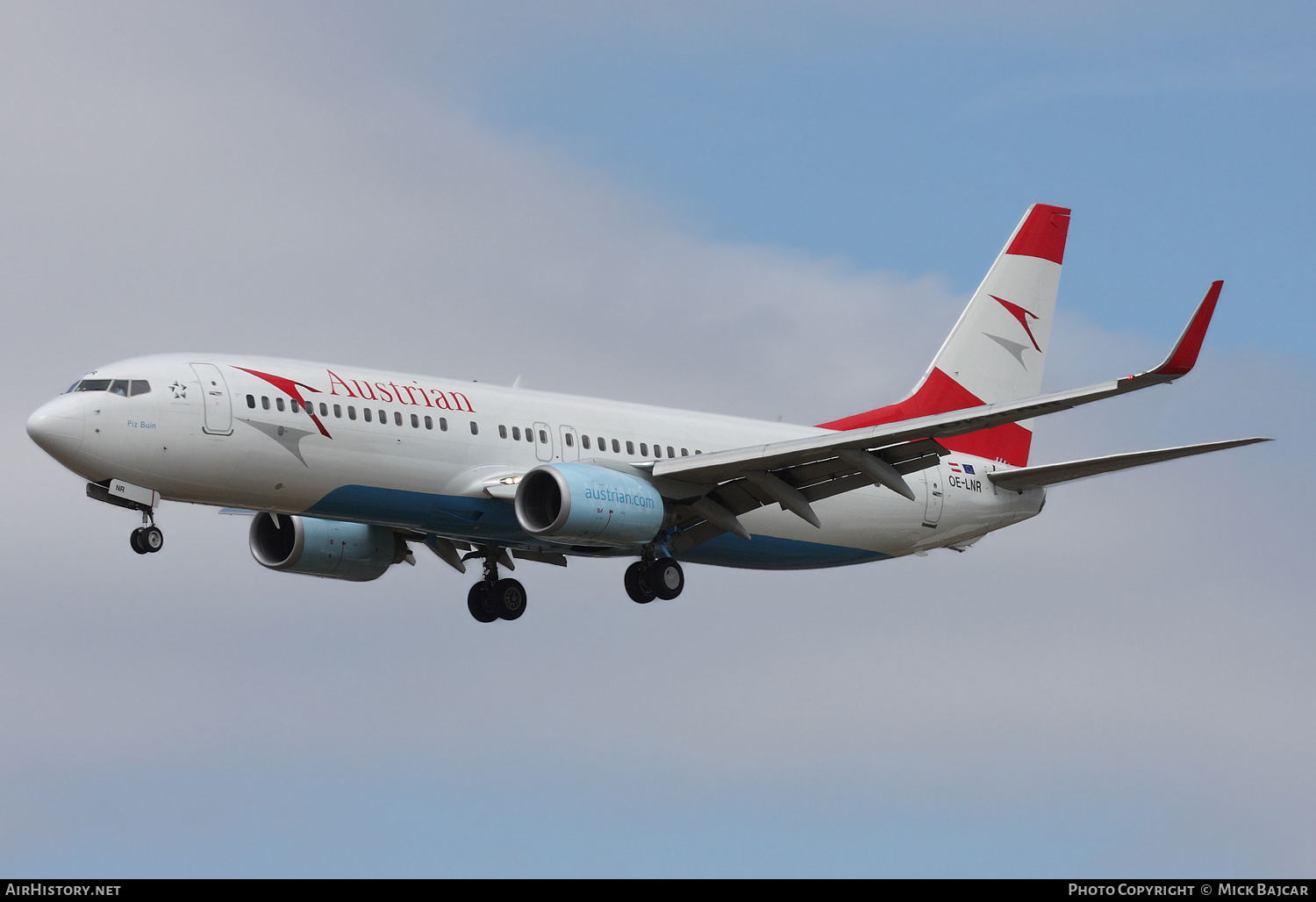 Aircraft Photo of OE-LNR | Boeing 737-8Z9 | Austrian Airlines | AirHistory.net #334778