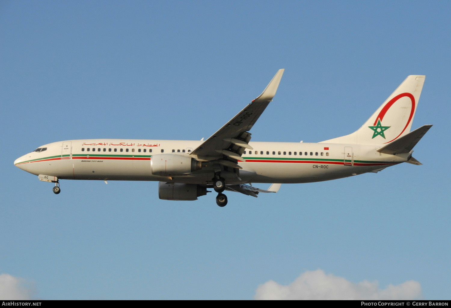 Aircraft Photo of CN-ROC | Boeing 737-8B6 | Royal Air Maroc - RAM | AirHistory.net #334812