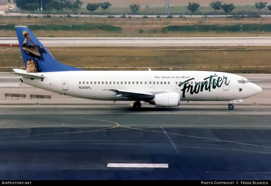 Aircraft Photo of N306FL | Boeing 737-36N | Frontier Airlines | AirHistory.net #334818