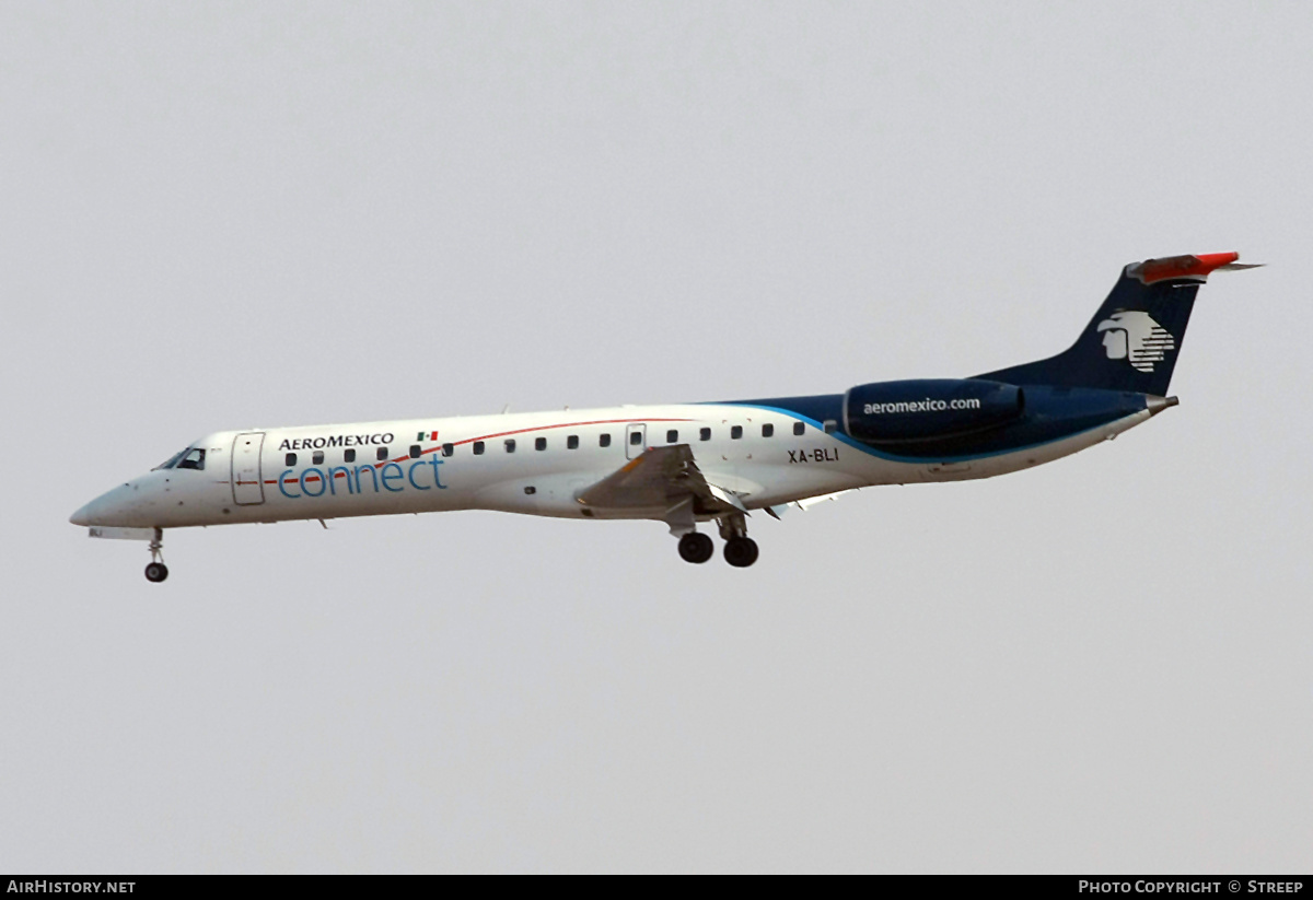 Aircraft Photo of XA-BLI | Embraer ERJ-145LR (EMB-145LR) | AeroMéxico Connect | AirHistory.net #334833
