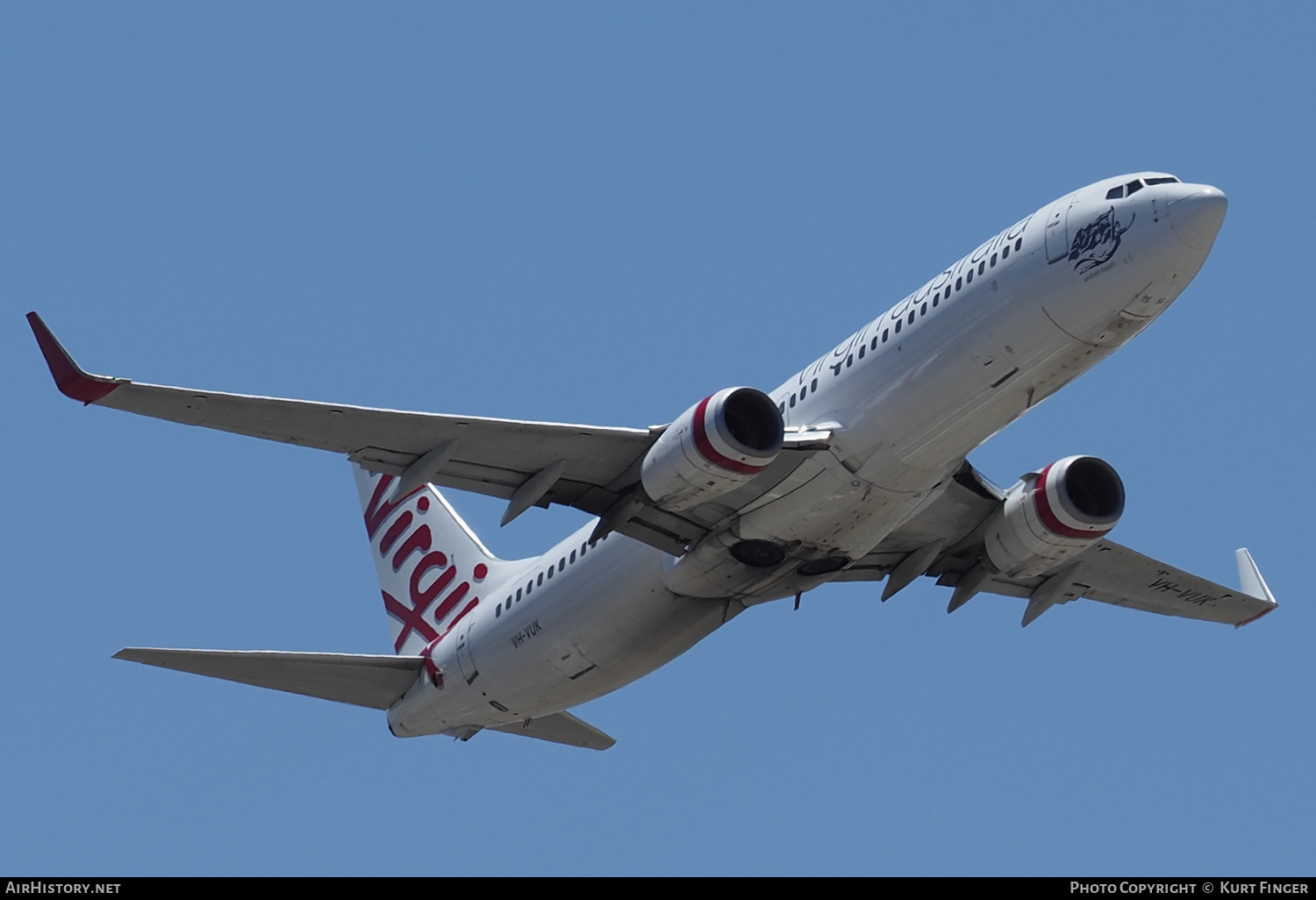 Aircraft Photo of VH-VUK | Boeing 737-8FE | Virgin Australia Airlines | AirHistory.net #334835