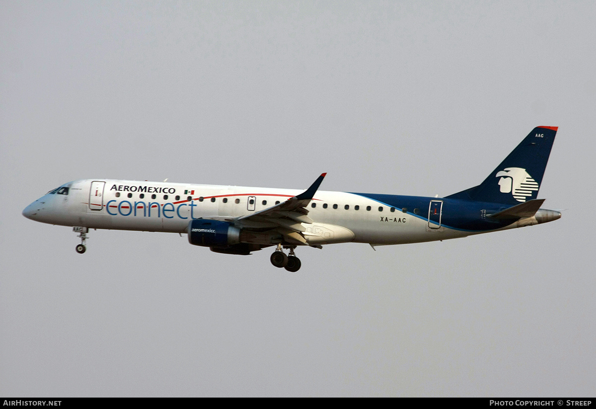 Aircraft Photo of XA-AAC | Embraer 190LR (ERJ-190-100LR) | AeroMéxico Connect | AirHistory.net #334849