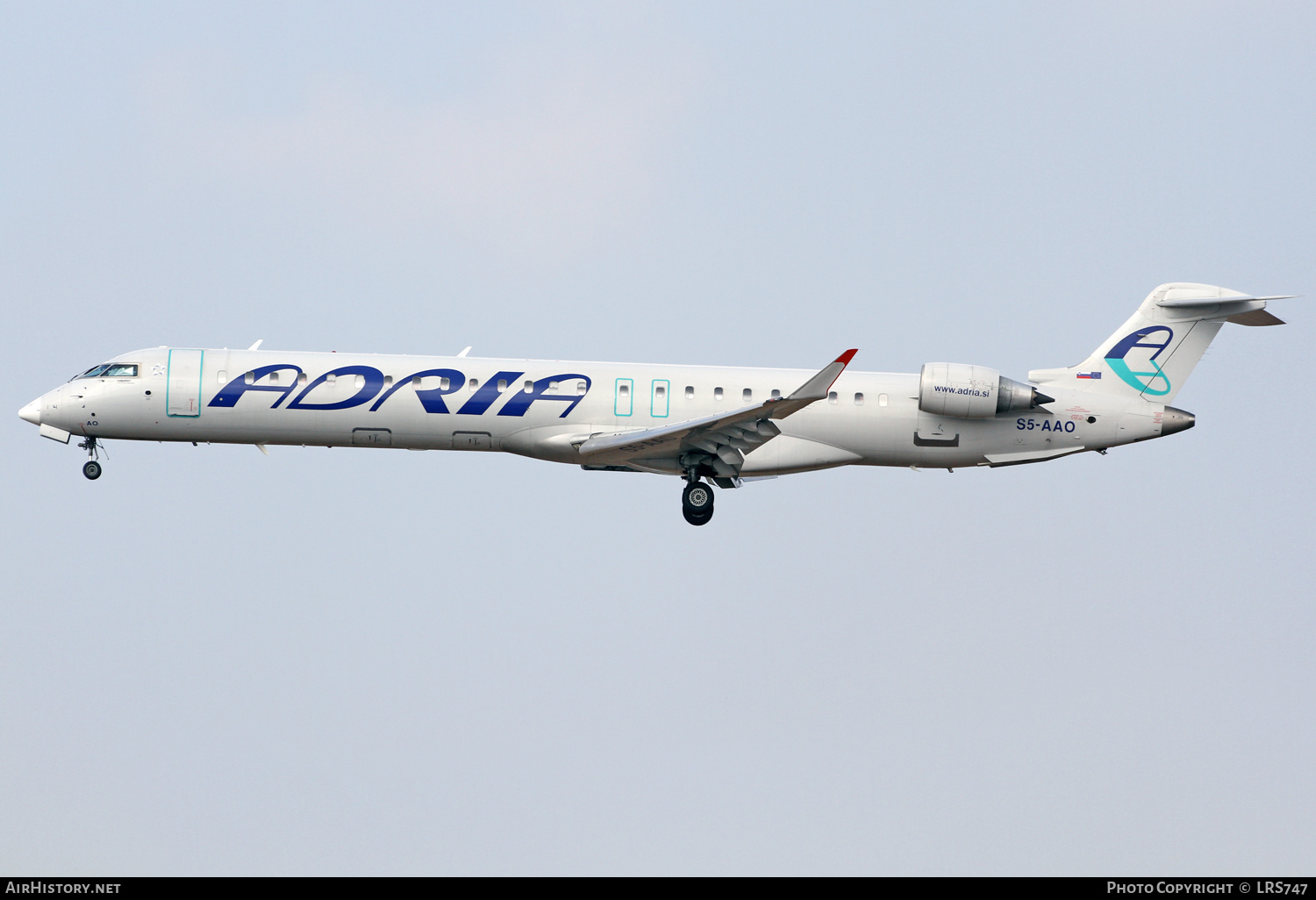 Aircraft Photo of S5-AAO | Bombardier CRJ-900 NG (CL-600-2D24) | Adria Airways | AirHistory.net #334855