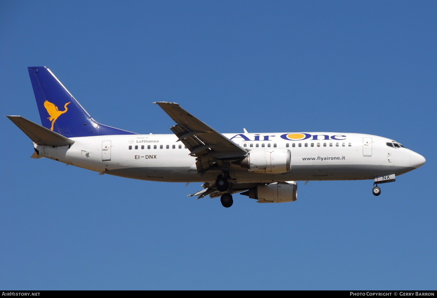 Aircraft Photo of EI-DNX | Boeing 737-31S | Air One | AirHistory.net #334887