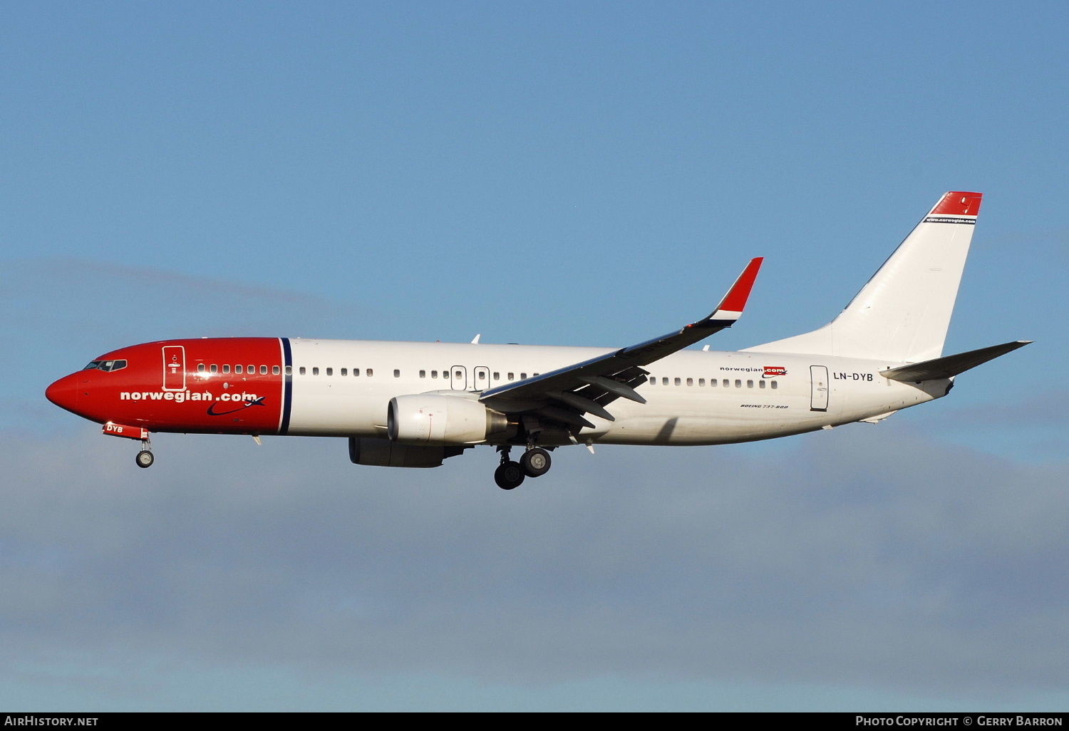Aircraft Photo of LN-DYB | Boeing 737-8JP | Norwegian | AirHistory.net #334890