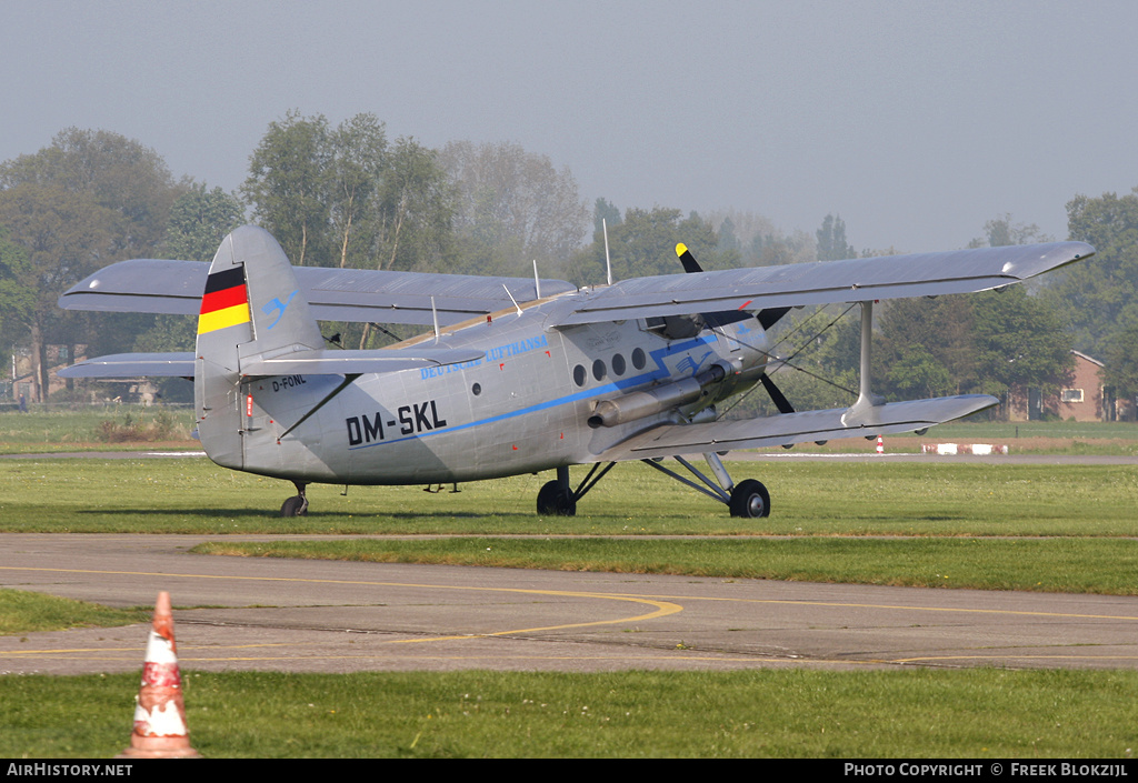 Aircraft Photo of D-FONL / DM-SKL | Antonov An-2S | Classic Wings | Deutsche Lufthansa | AirHistory.net #334894