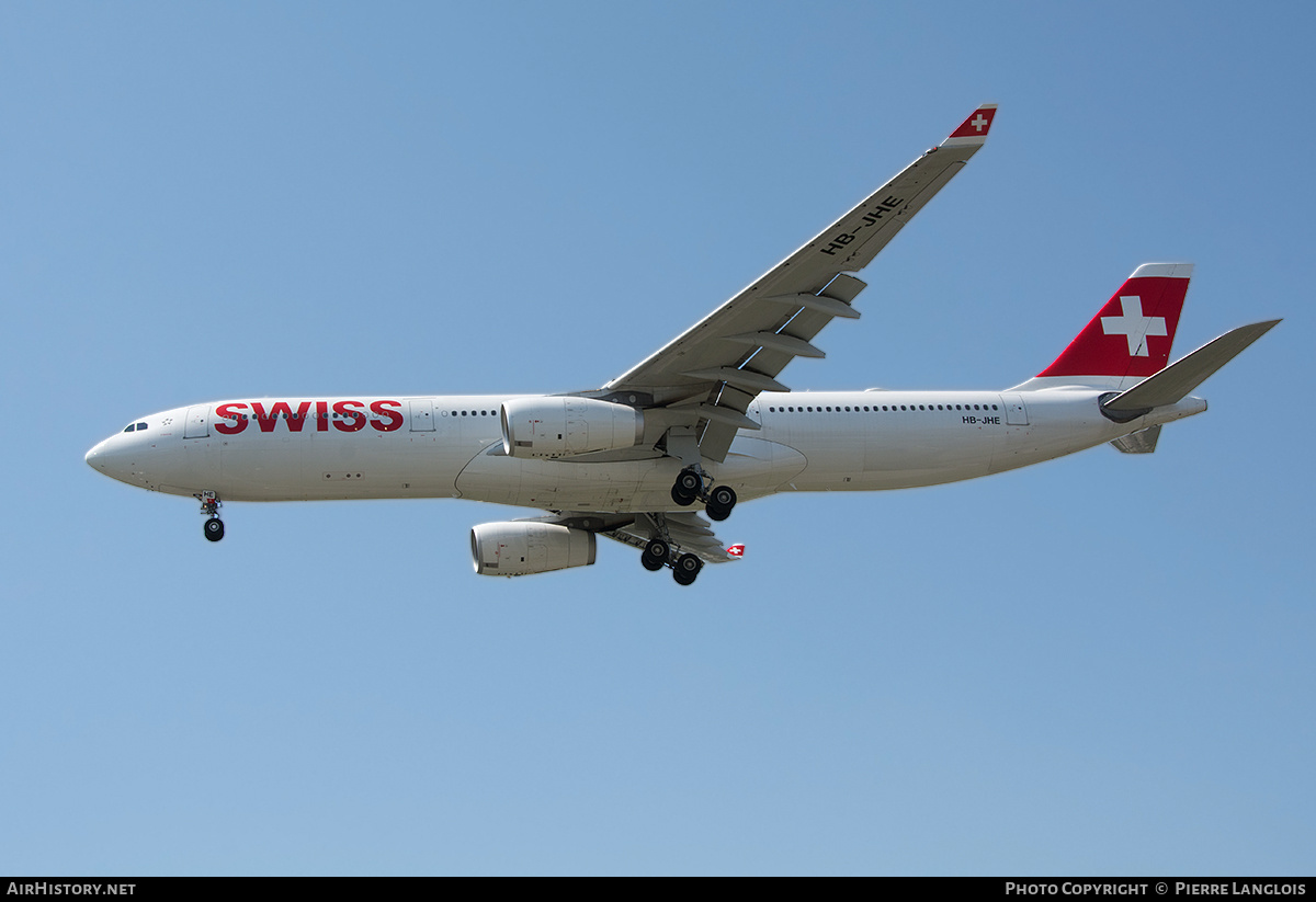 Aircraft Photo of HB-JHE | Airbus A330-343 | Swiss International Air Lines | AirHistory.net #334895