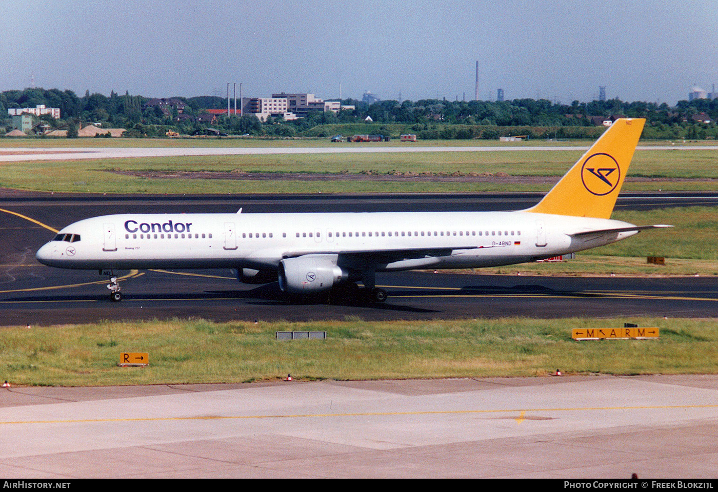 Aircraft Photo of D-ABND | Boeing 757-230 | Condor Flugdienst | AirHistory.net #334896